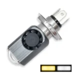 Світлодіодна лампа LED цоколь H4 3570 8-80V 15W 12000Lm 1 шт. Біле Жовте світло