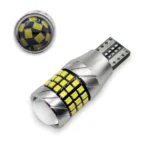 Світлодіодна лампа T15 W16W 921 57SMD 2016 12-24V 6000K з обманкою CANBUS Біле світло