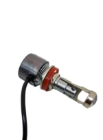 Світлодіодні міні Led лінзи цоколь H11 8 CSP 8000 LM 5700 K 12-24 V з вентилятором 56 W комплект - Зображення 5
