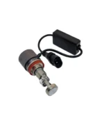 Світлодіодні міні Led лінзи цоколь H11 8 CSP 8000 LM 5700 K 12-24 V з вентилятором 56 W комплект - Зображення 3