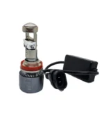 Світлодіодні міні Led лінзи цоколь H11 8 CSP 8000 LM 5700 K 12-24 V з вентилятором 56 W комплект - Зображення 2