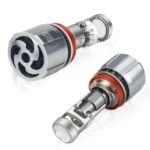 Світлодіодні міні Led лінзи цоколь H11 8 CSP 8000 LM 5700 K 12-24 V з вентилятором 56 W комплект - Зображення 9