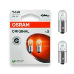 Автомобільна лампа OSRAM T4W 12V 4W Original 3893-02B картон