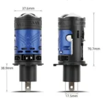 Світлодіодні Міні лінзи H4 Mini LED 120W 6000K з обманкою Canbus і внутрішнім кулером - Зображення 9