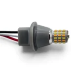 Двоколірна світлодіодна лампа 1156 BA15S P21W 54SMD 3014 з обманкою canbus Білий Жовтий комплект - Зображення 2