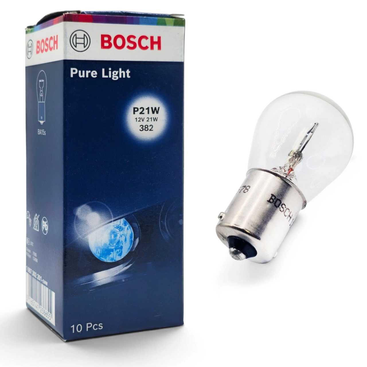 7711517704_avtomobilna-lampa-bosch Автомобільна лампа BOSCH P21W 12V 382 1987302201 - Зображення 1