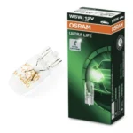 Галогенная автолампа OSRAM W5W ULTRALIFE 2825ULT
