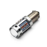 Автомобільна лампа LED BAY9s H21W зсув 120 ° 16SMD CREE 12-24V CANBUS з обманкою Жовте світло - Зображення 7