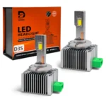 Автомобільні світлодіодні лампи з цоколем D3S D series 30 Led 110W 12000Lm 6000K +300% Біле світло комплект