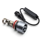 Світлодіодні міні Led лінзи цоколь H11 8 CSP 8000 LM 5700 K 12-24 V з вентилятором 56 W комплект - Зображення 4