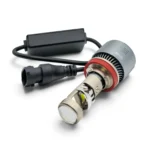 Світлодіодні міні Led лінзи цоколь H11 8 CSP 8000 LM 5700 K 12-24 V з вентилятором 56 W комплект - Зображення 7