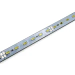 Світлодіодна стрічка 24 SMD 5630 24V у силіконі на самоклейці лінійка 40 см. Біле світло - Зображення 2